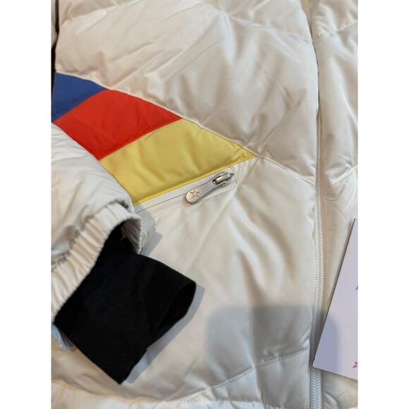 (S) $580 NWT‎ Perfect Moment Performance Ski Après Duvet Down Jacket Snow White - Picture 9 of 12